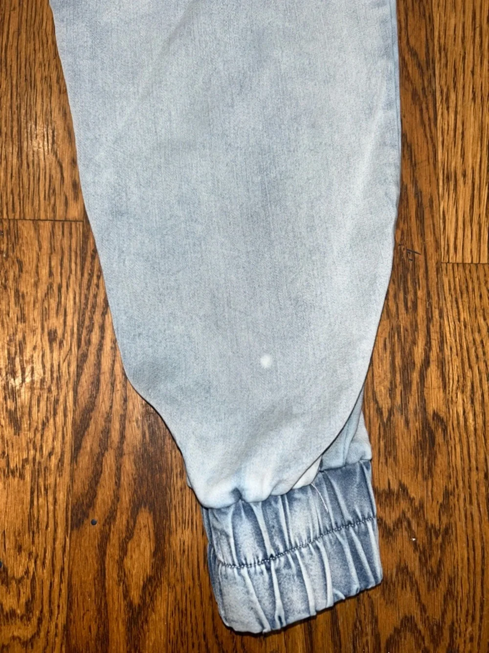 INC International Concepts Light Blue Elastic Waist Denim Pants Minimalist - Picture 4 of 6